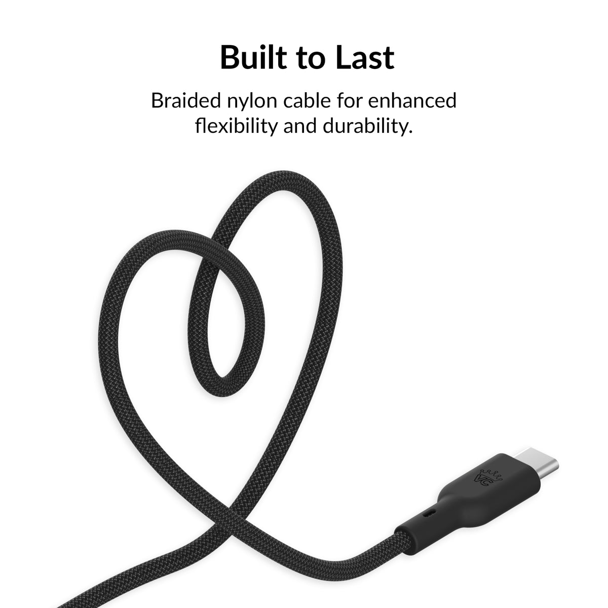 Black Fast Charging Cable, 6ft USB-C - Image 6