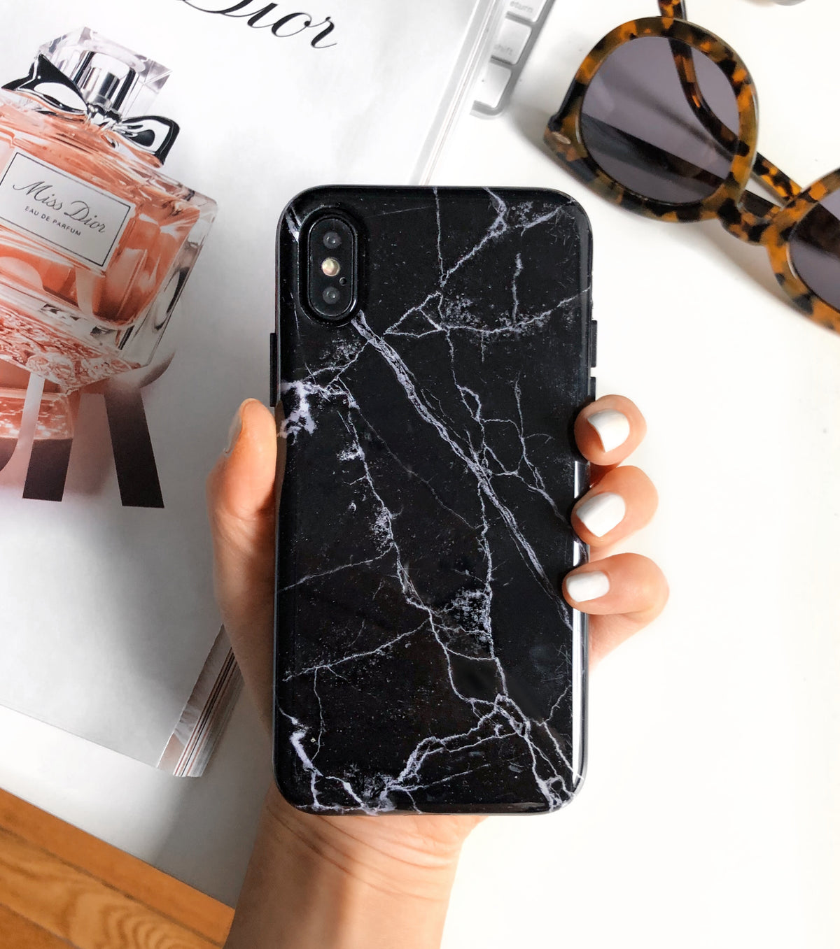Black Marble iPhone Case - Image 7