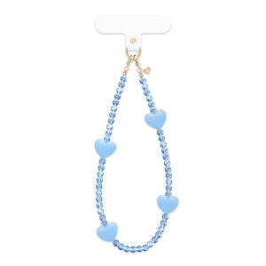 Blue Heart Phone Charm