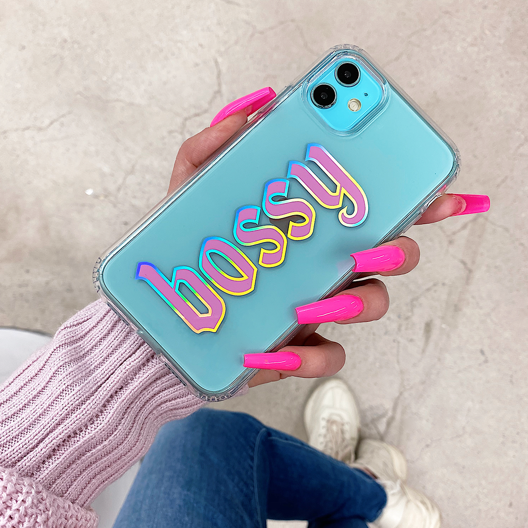 Bossy Clear iPhone Case - Image 2