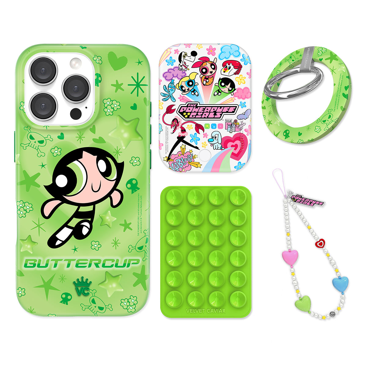 The Powerpuff Girls Buttercup iPhone Bundle Set - Grip - Image 2