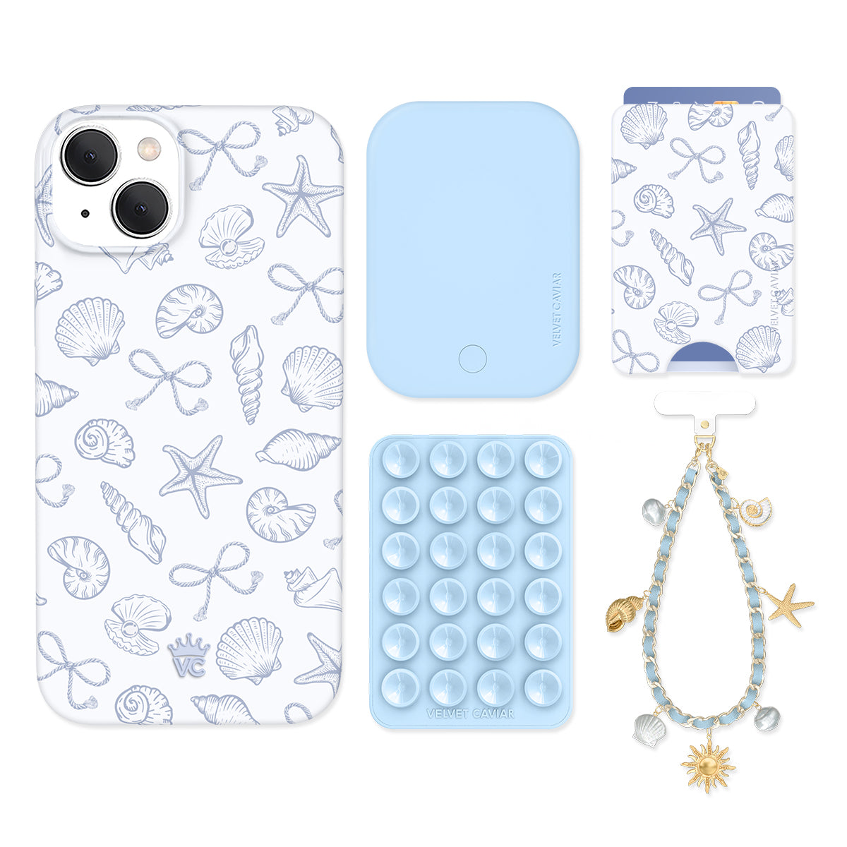Coastal Seashells iPhone Bundle Set - Wallet - Image 5