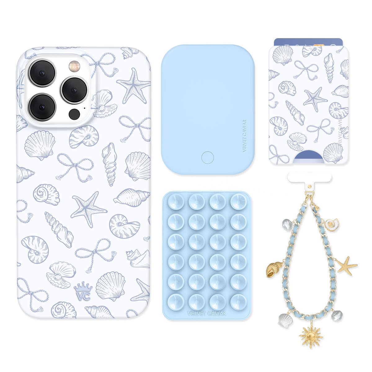 Coastal Seashells iPhone Bundle Set - Wallet - Image 6