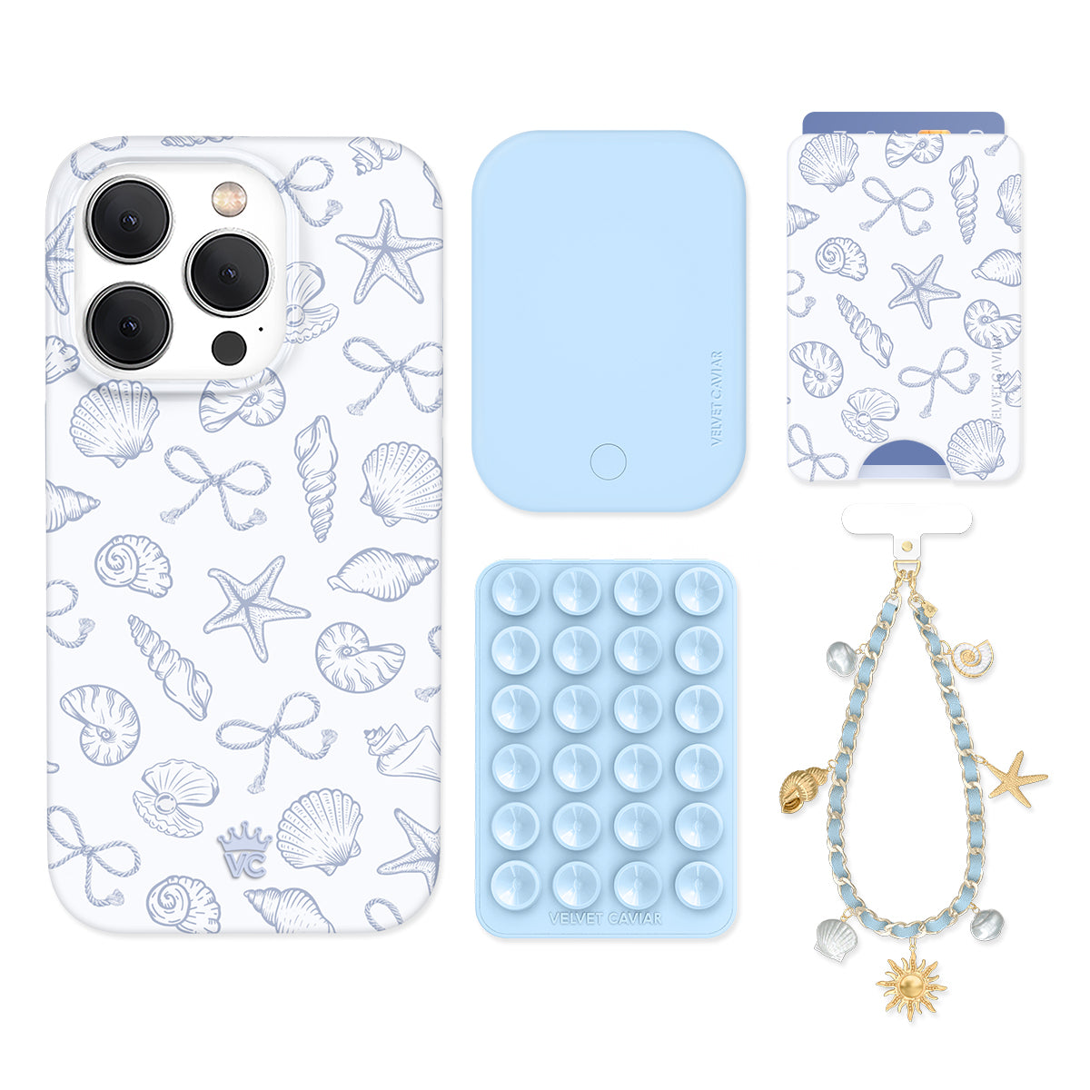 Coastal Seashells iPhone Bundle Set - Wallet - Image 7