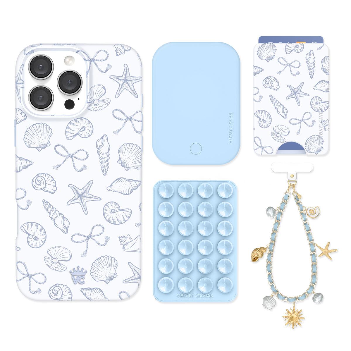 Coastal Seashells iPhone Bundle Set - Wallet - Image 2