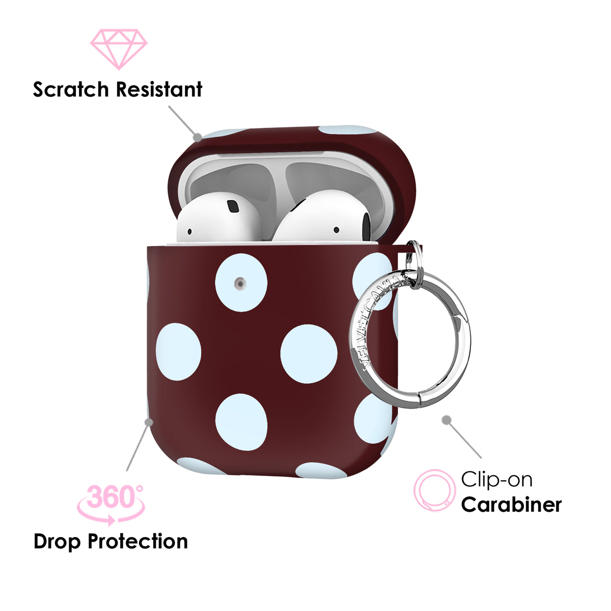 Coco Polka Dot AirPod Case - Image 3