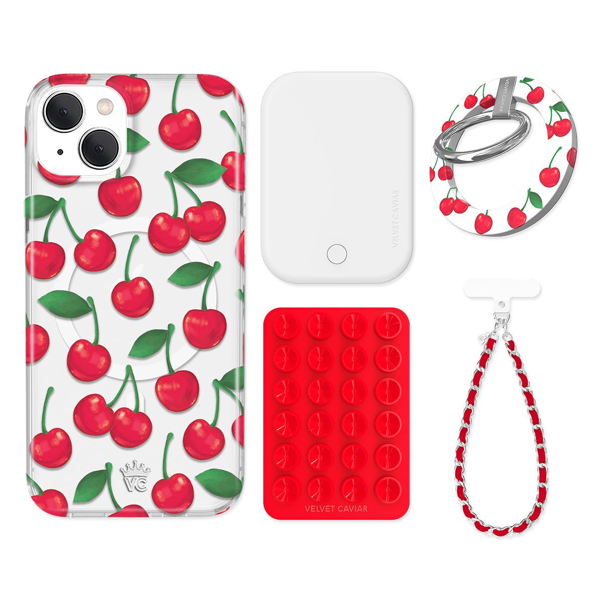 Very Cherry iPhone Bundle Set - Grip - Image 8