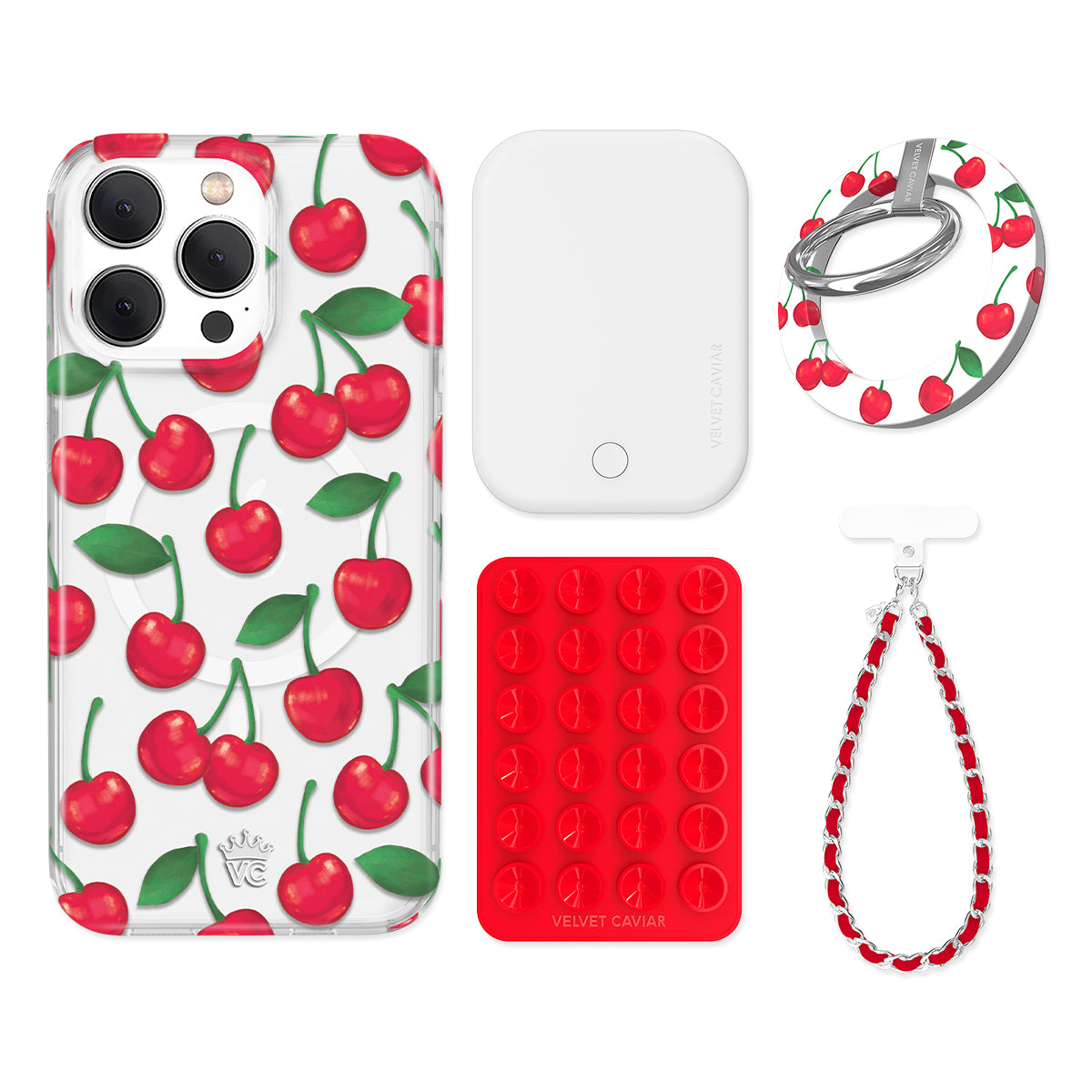 Very Cherry iPhone Bundle Set - Grip - Image 6
