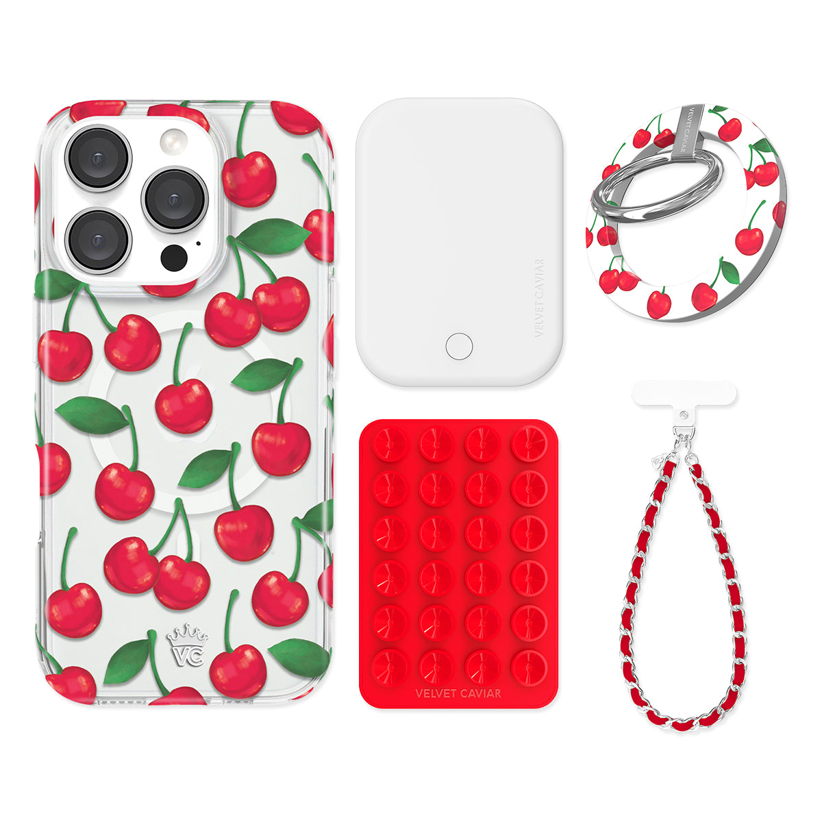 Very Cherry iPhone Bundle Set - Grip - Image 3
