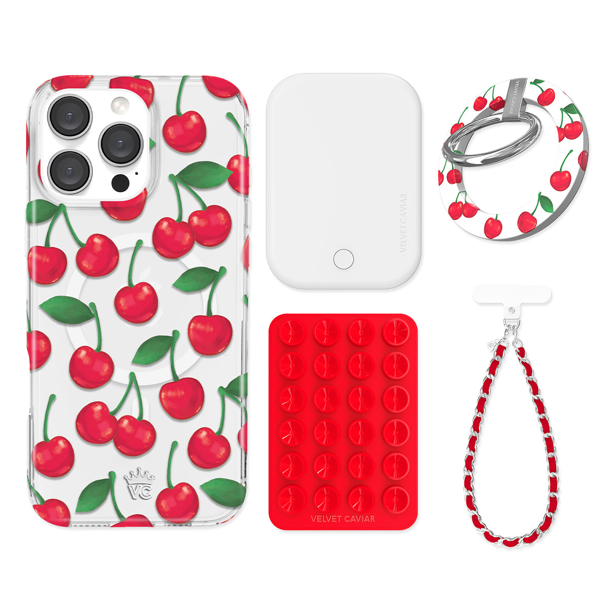 Very Cherry iPhone Bundle Set - Grip - Image 2