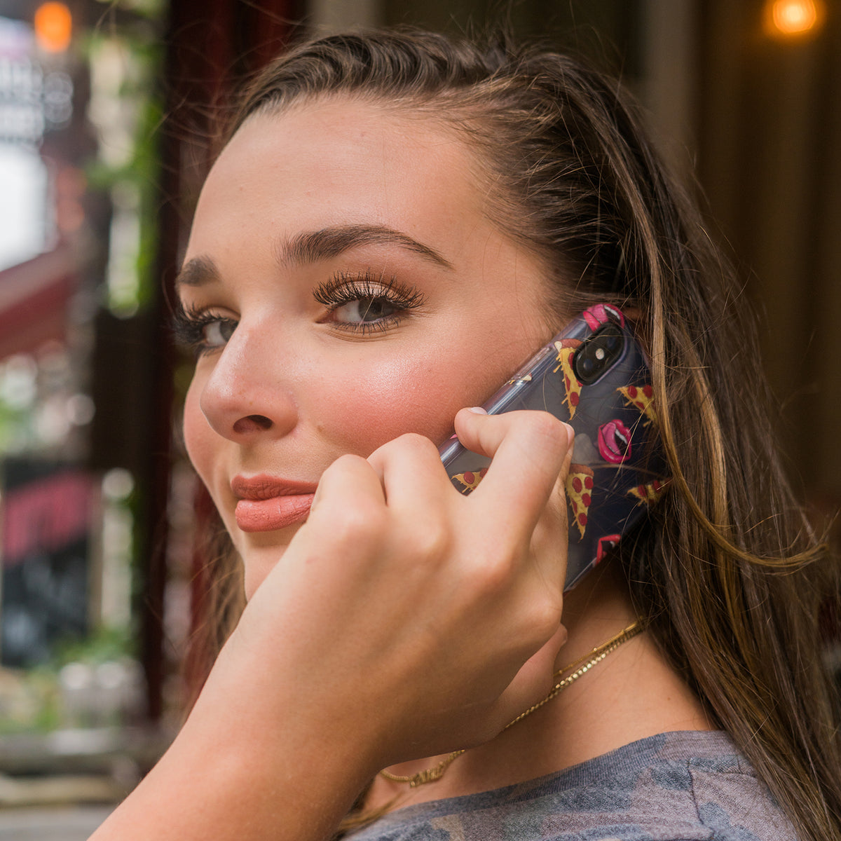 Pizza Lips iPhone Case by Kendall Vertes - Image 8