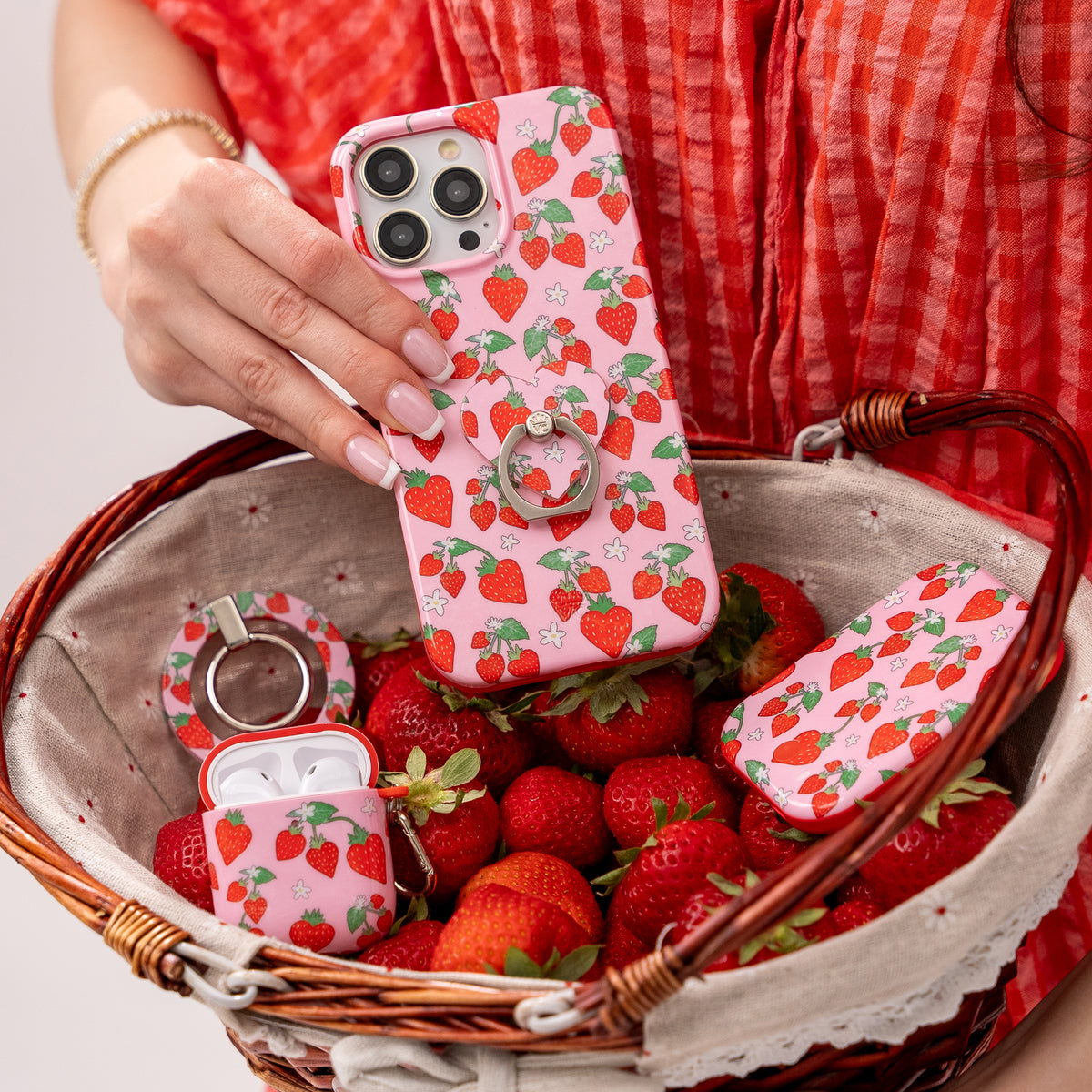 Strawberry Sweethearts AirPod Case - Image 7