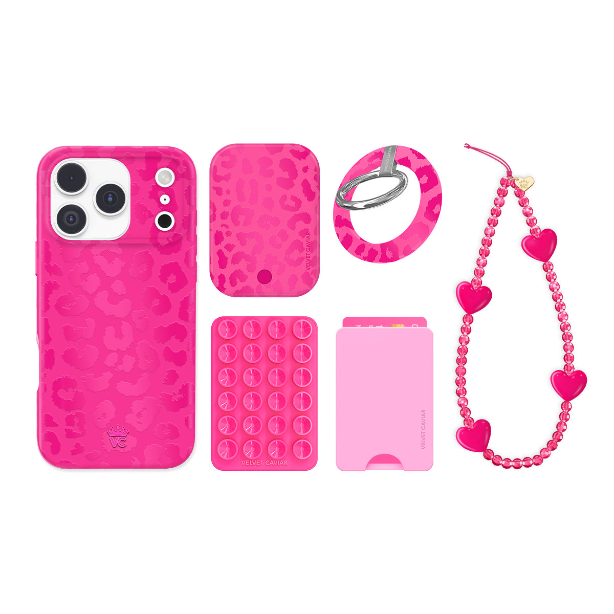 Even Hotter Pink Leopard iPhone Bundle Set - Image 3