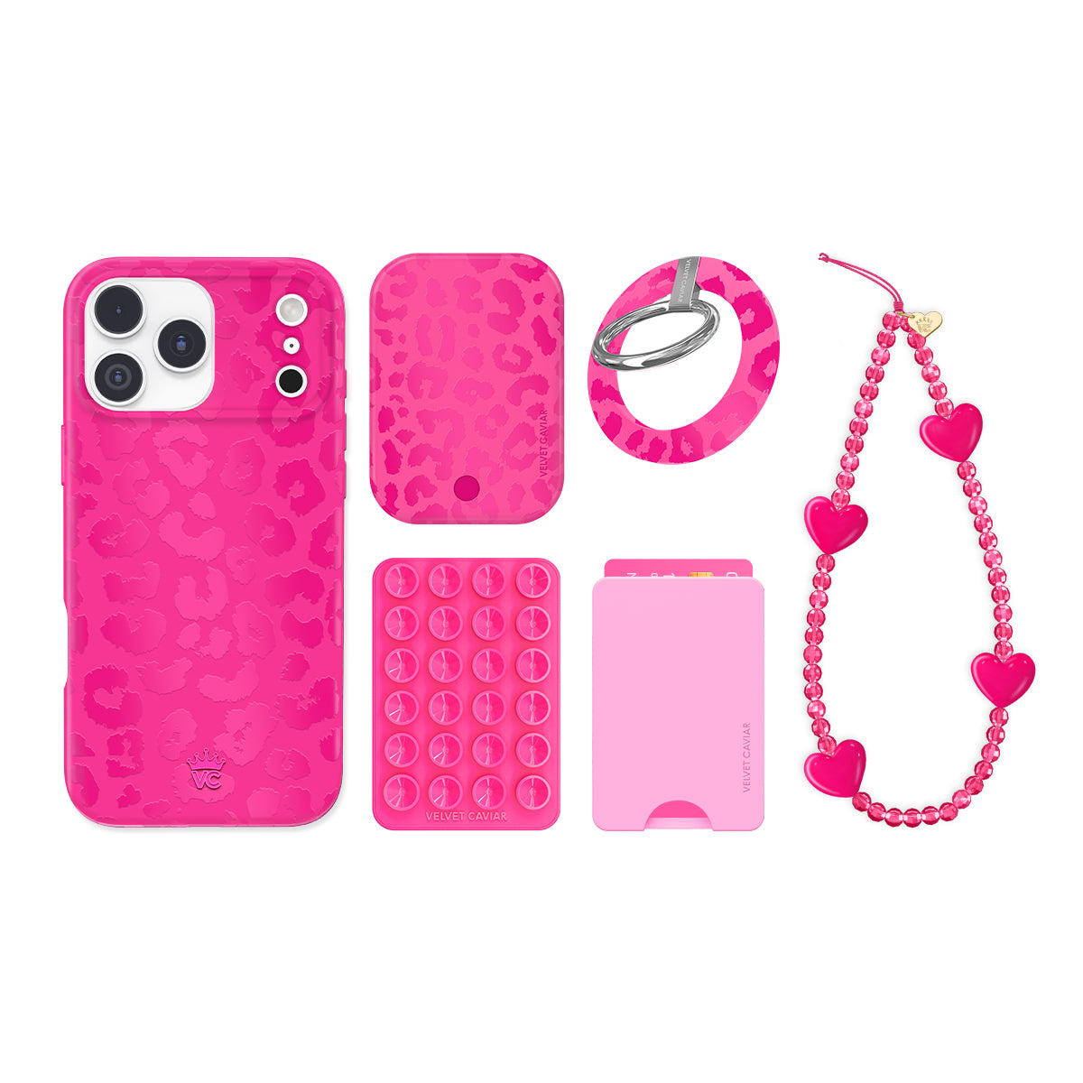 Even Hotter Pink Leopard iPhone Bundle Set - Image 2