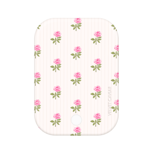 Pink Peony Floral Portable MagSafe Charger Power Pack