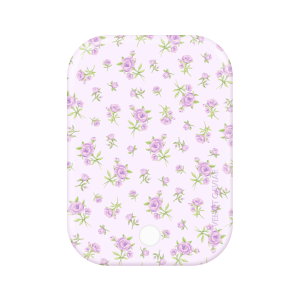 Dainty Lilac Floral Portable MagSafe Charger Power Pack