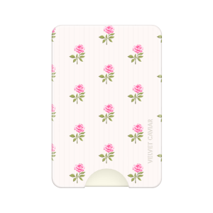 Pink Peony Floral MagSafe Wallet