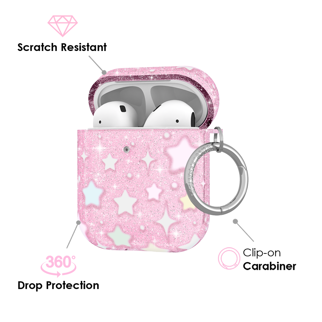 Falling Star Glitter AirPod Case - Image 3