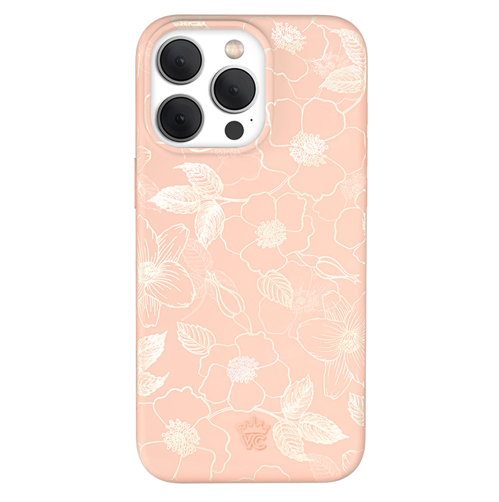 Peach Blossom Floral iPhone Case - Image 7