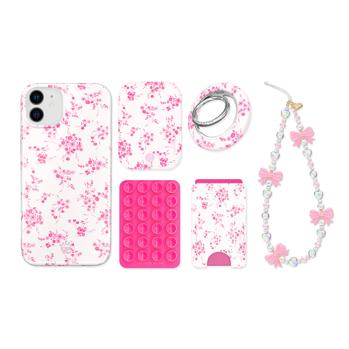 French Rose Floral iPhone Bundle Set - Image 4