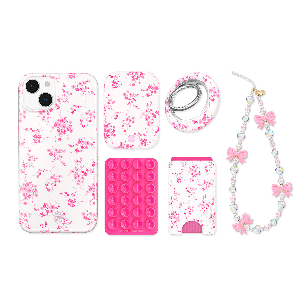 French Rose Floral iPhone Bundle Set - Image 5