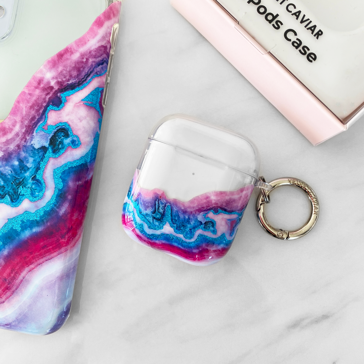 Geode Glitter Airpods Case - Image 2