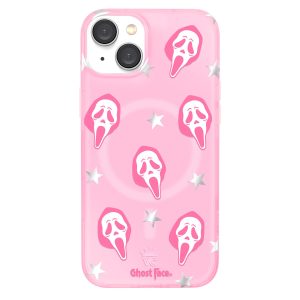 Ghost Face Call Me Pink iPhone Case