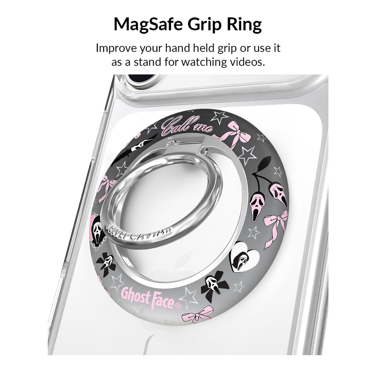 Ghost Face Goth Glitter iPhone Bundle Set - Image 3