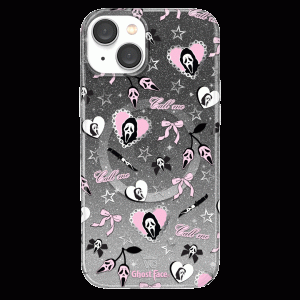 Ghost Face Goth Glitter iPhone Case