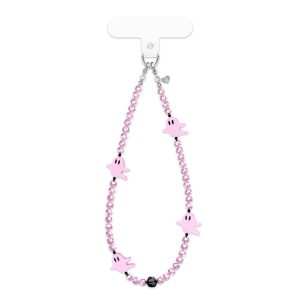Ghosted Pink Phone Charm