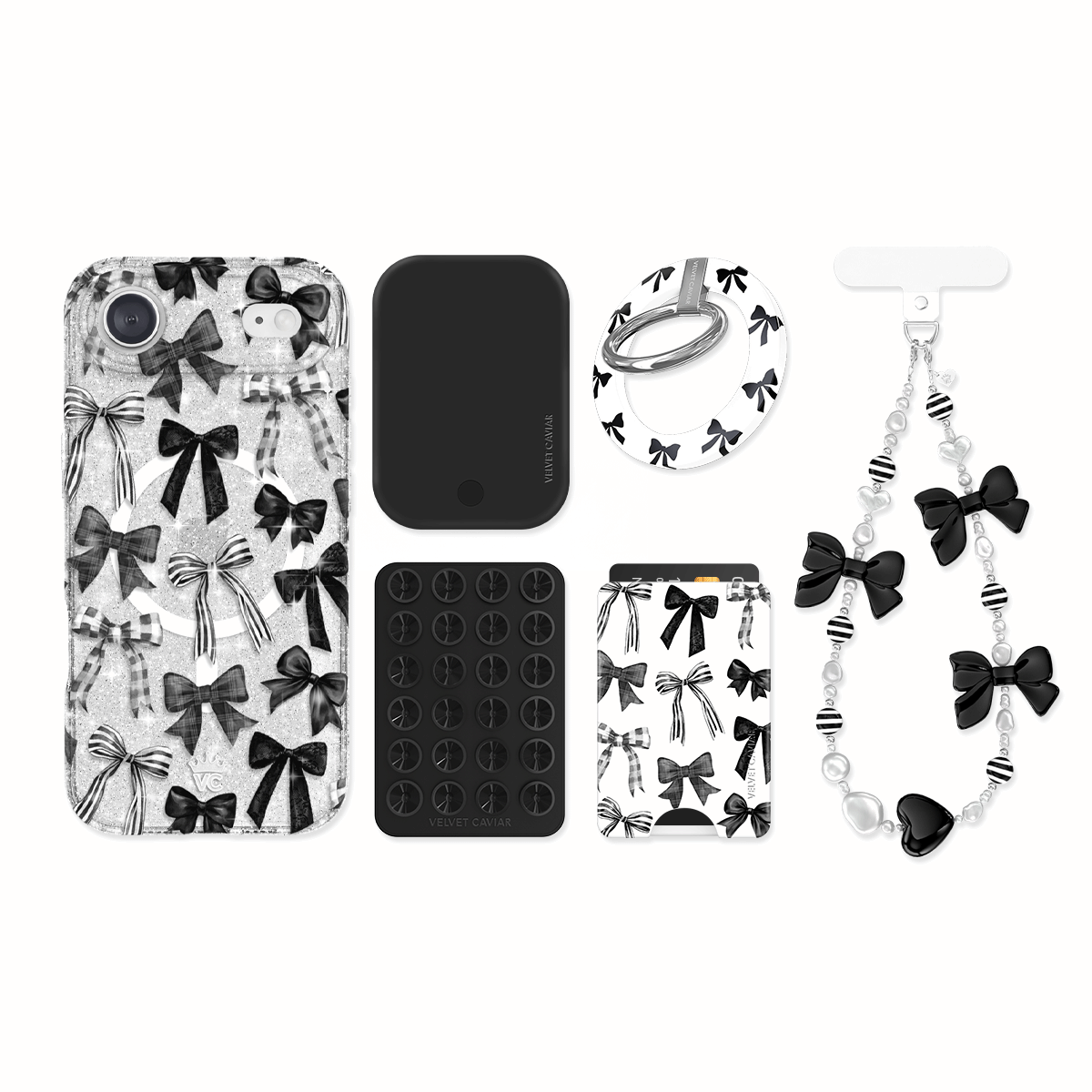 Gothic Bows iPhone Bundle Set