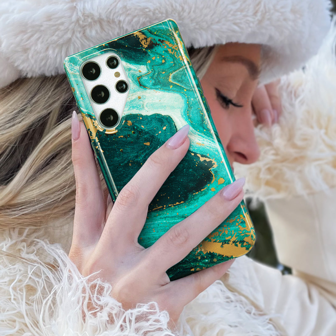 Emerald Marble Samsung Case - Image 8