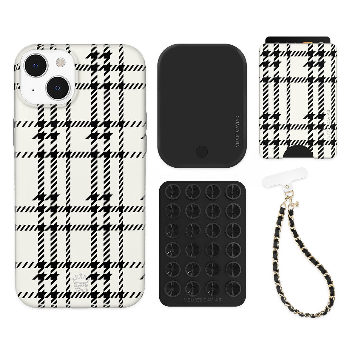 Houndstooth Sweater iPhone Bundle Set - Wallet - Image 7