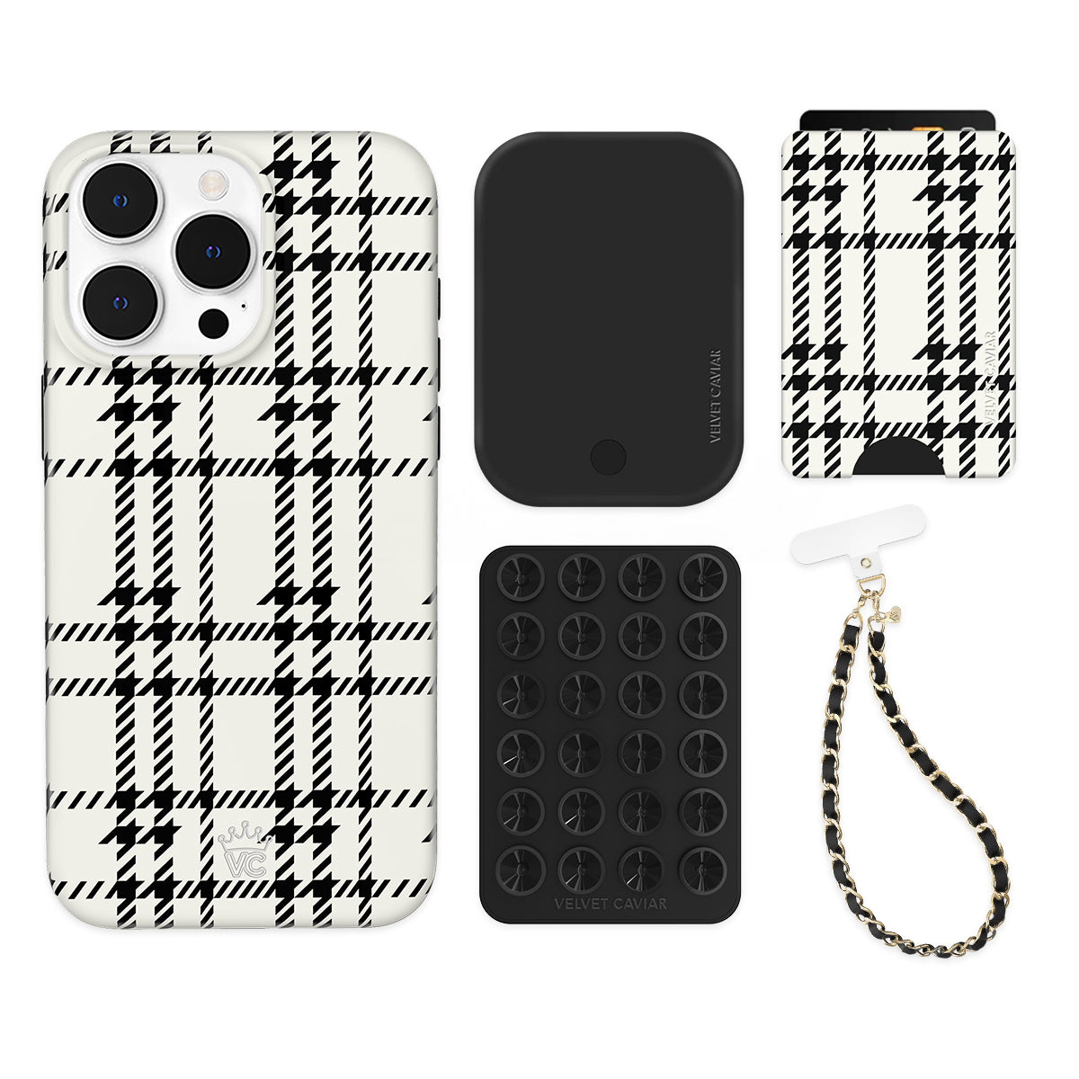 Houndstooth Sweater iPhone Bundle Set - Wallet - Image 8