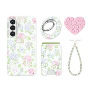 Hydrangea Floral Samsung Bundle Set