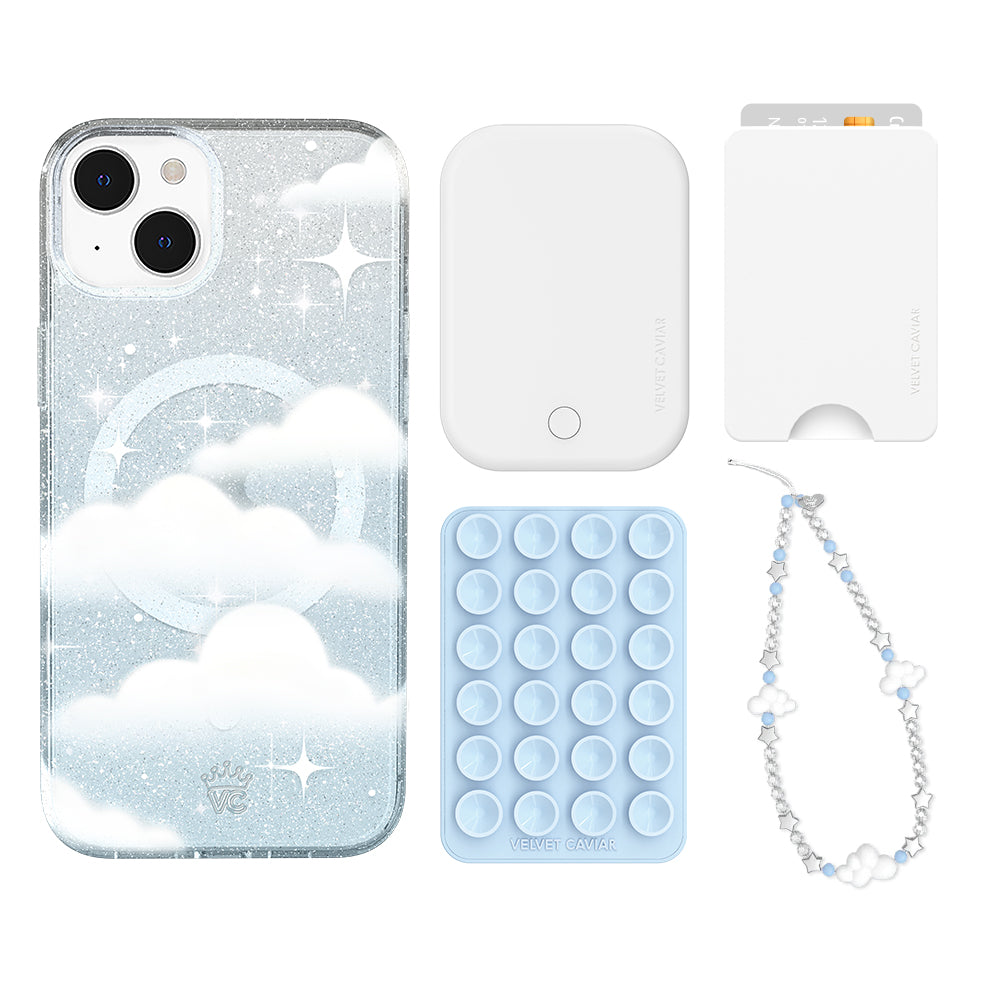 In The Clouds Stardust iPhone Bundle Set - Wallet - Image 5