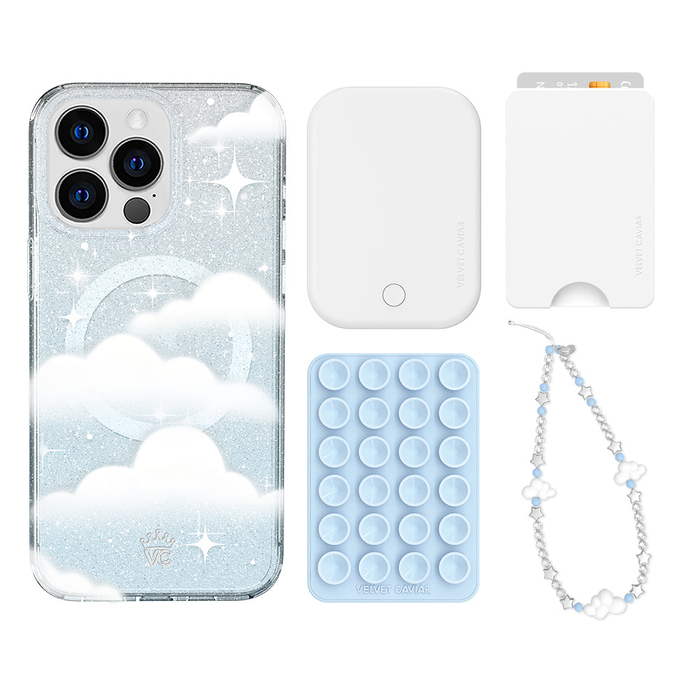 In The Clouds Stardust iPhone Bundle Set - Wallet - Image 6
