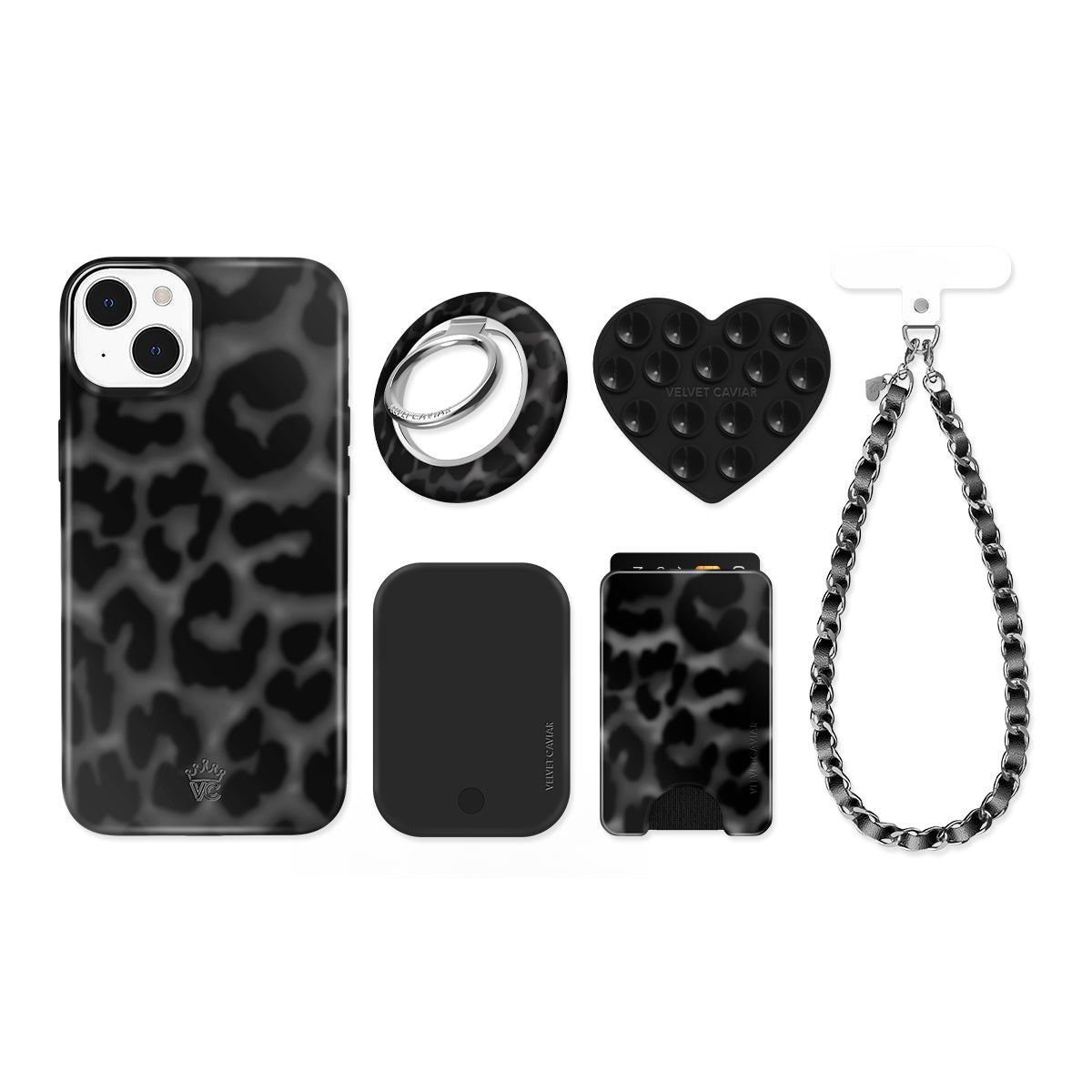 It Girl Black Leopard iPhone Bundle Set - Image 4