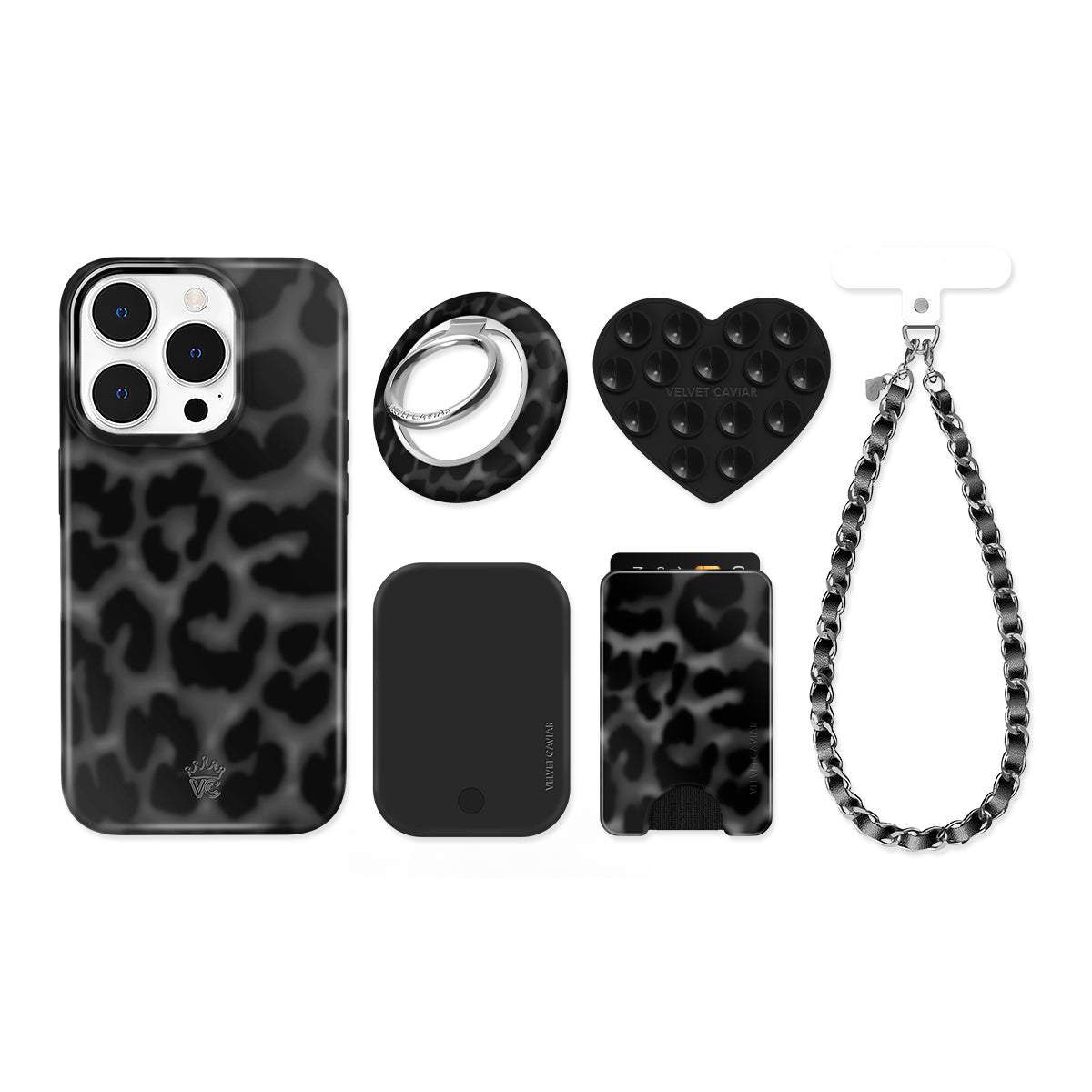 It Girl Black Leopard iPhone Bundle Set - Image 3