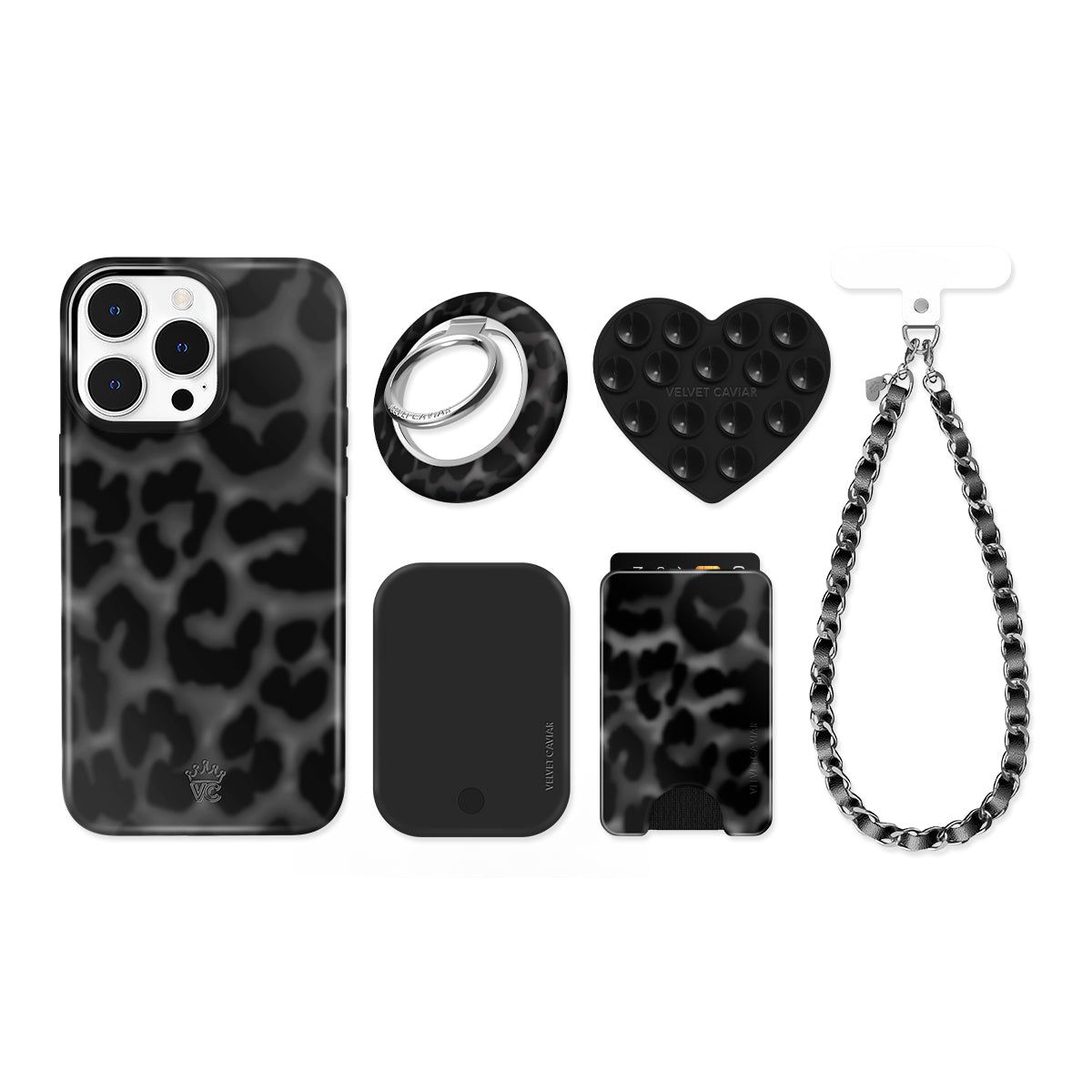 It Girl Black Leopard iPhone Bundle Set - Image 2