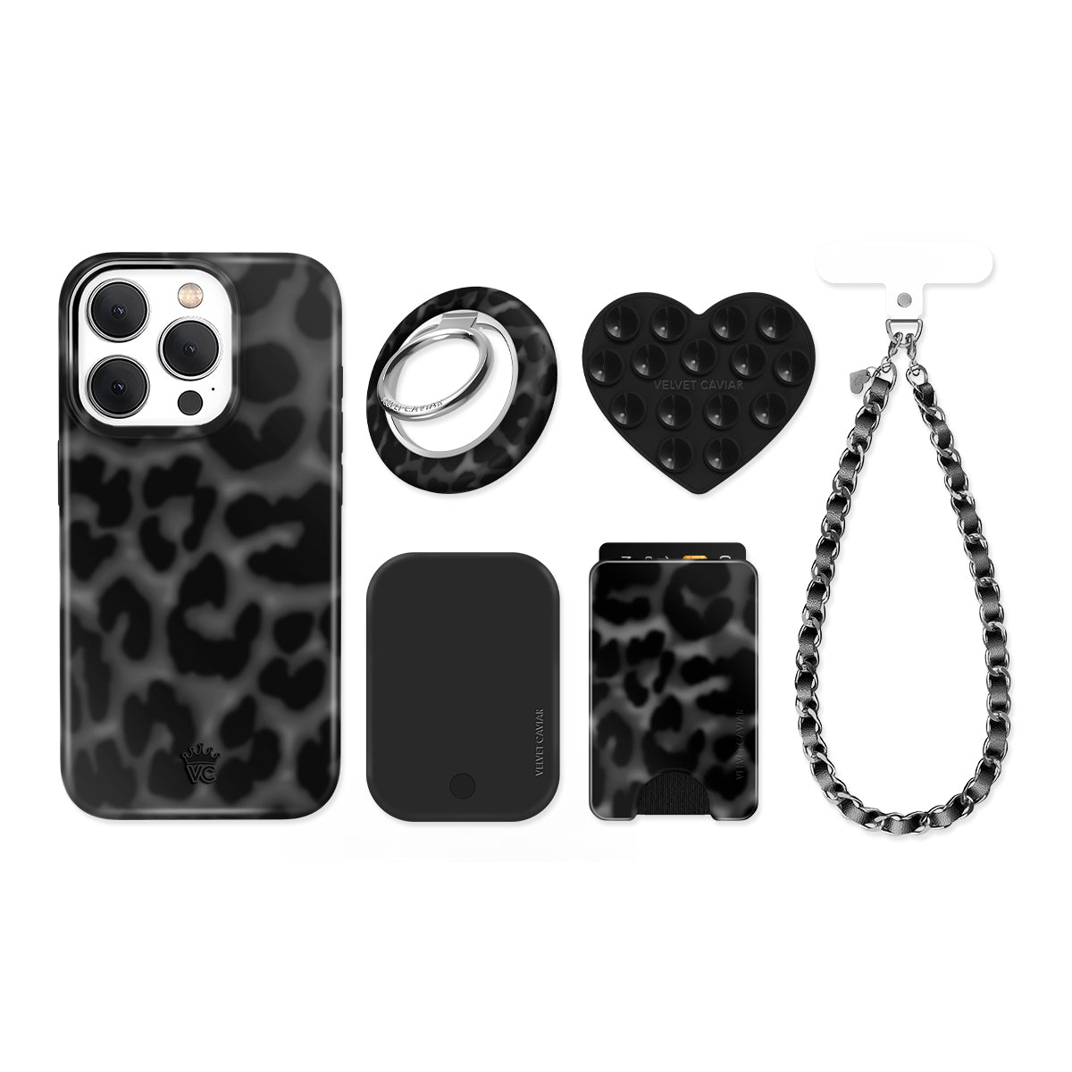 It Girl Black Leopard iPhone Bundle Set - Image 7