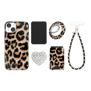 It Girl Blonde Leopard iPhone Bundle Set
