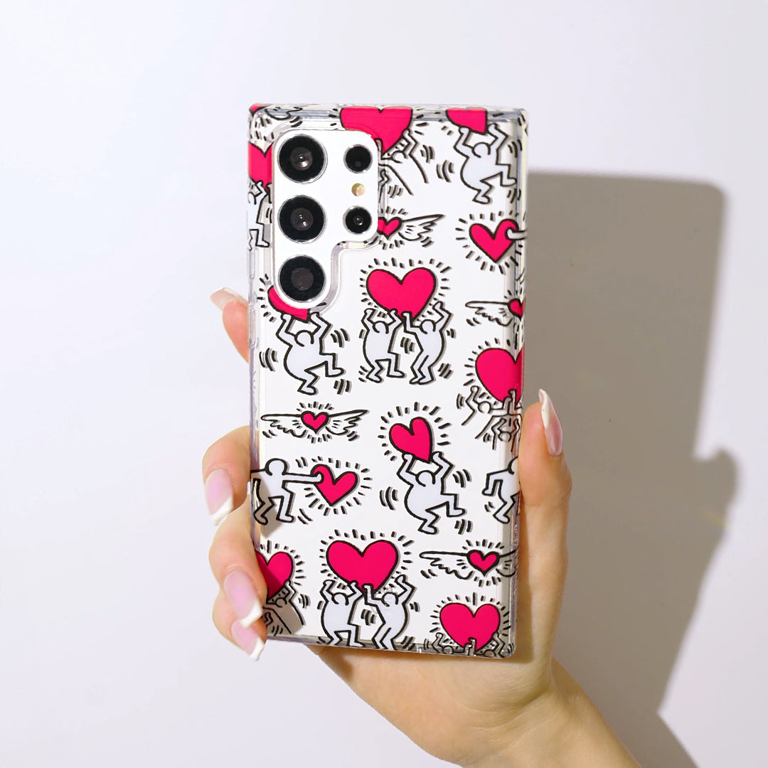 Keith Haring Heart-ist Samsung Case - Image 8