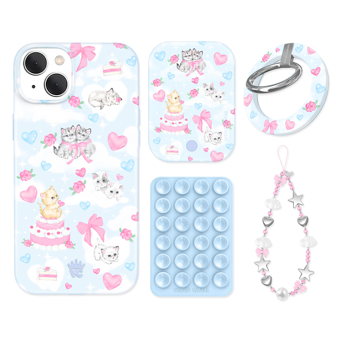 Kitten Kisses iPhone Bundle Set - Grip - Image 5