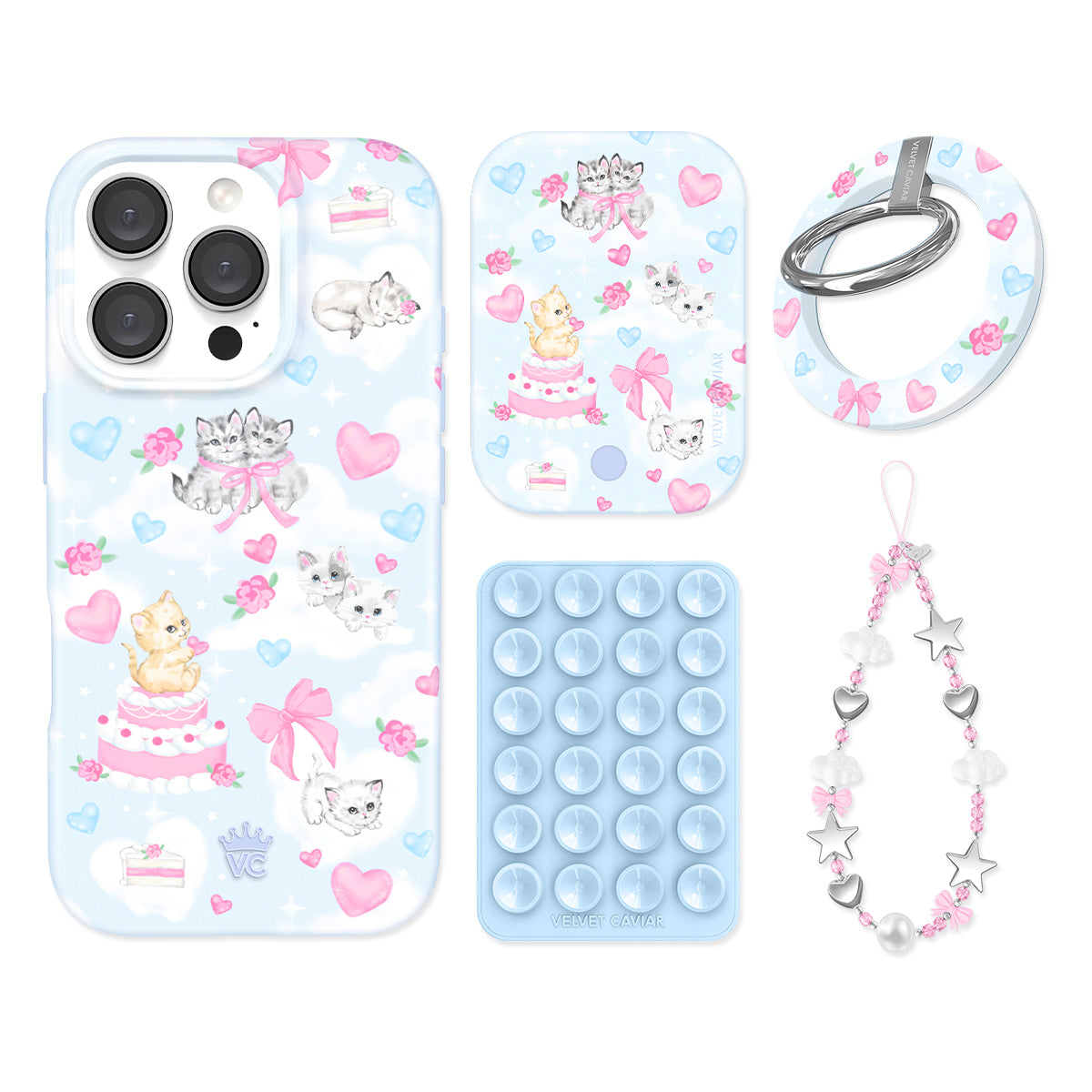 Kitten Kisses iPhone Bundle Set - Grip - Image 3