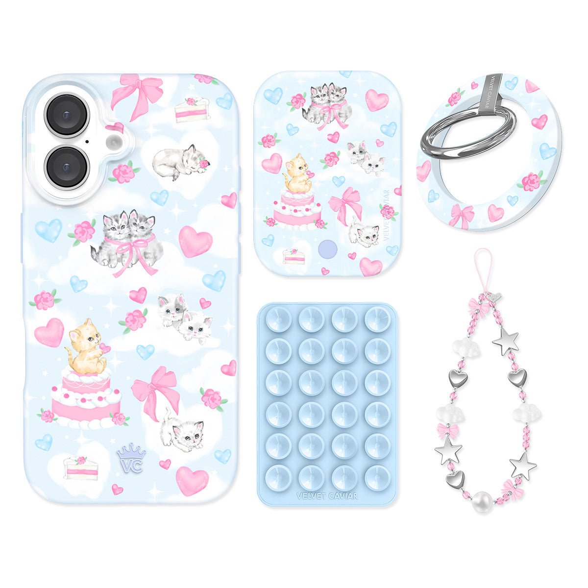 Kitten Kisses iPhone Bundle Set - Grip - Image 4
