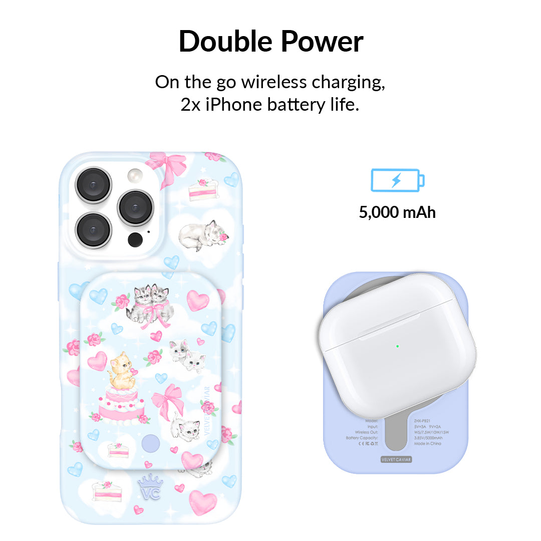Kitten Kisses Portable MagSafe Charger Power Pack - Image 3