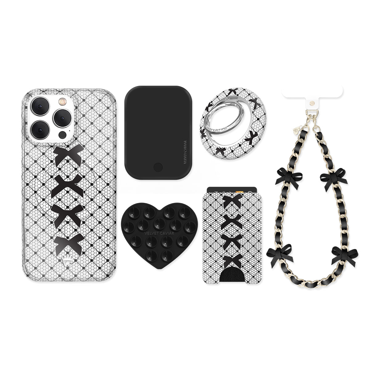 Lacy Black Bows iPhone Bundle Set - Image 6