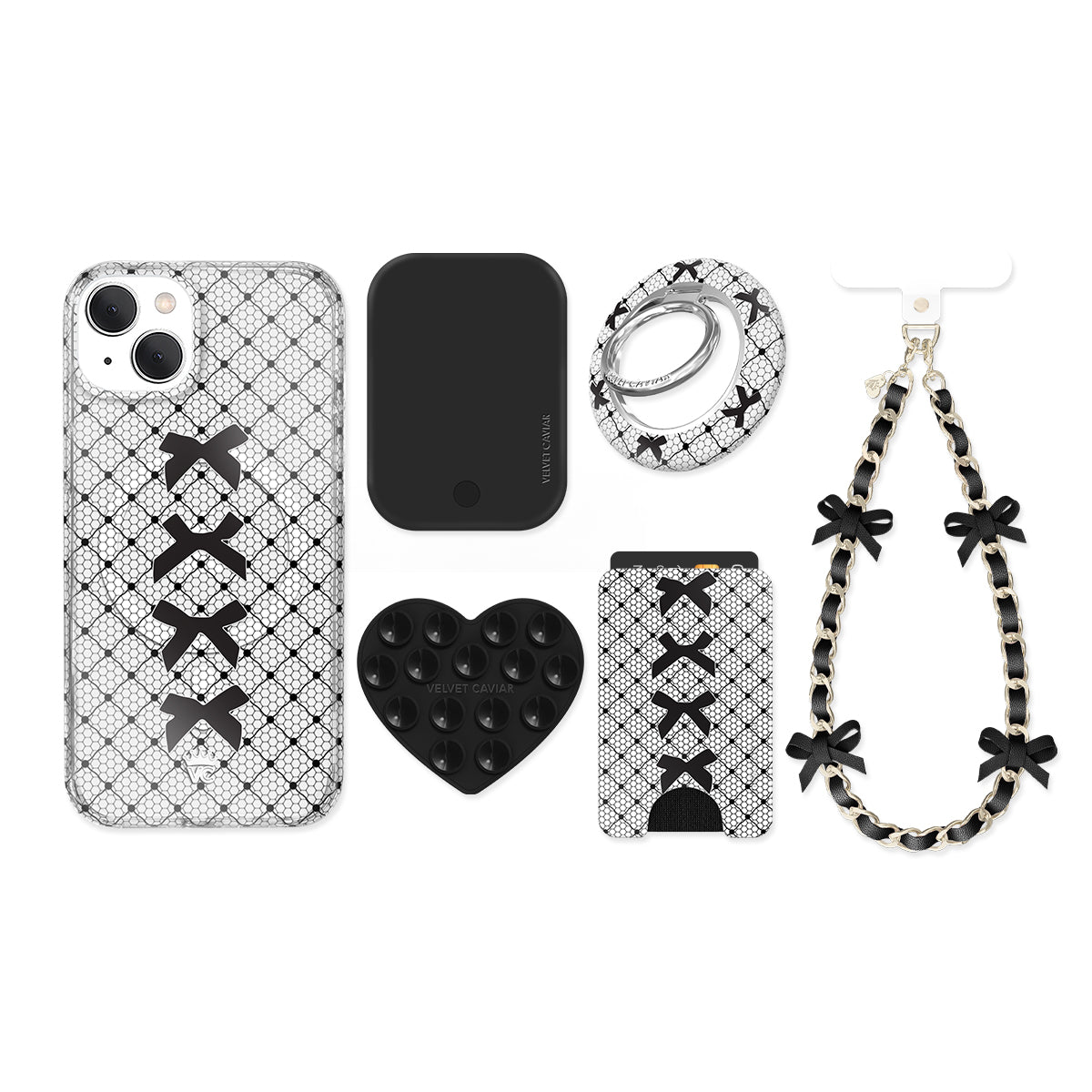 Lacy Black Bows iPhone Bundle Set - Image 8