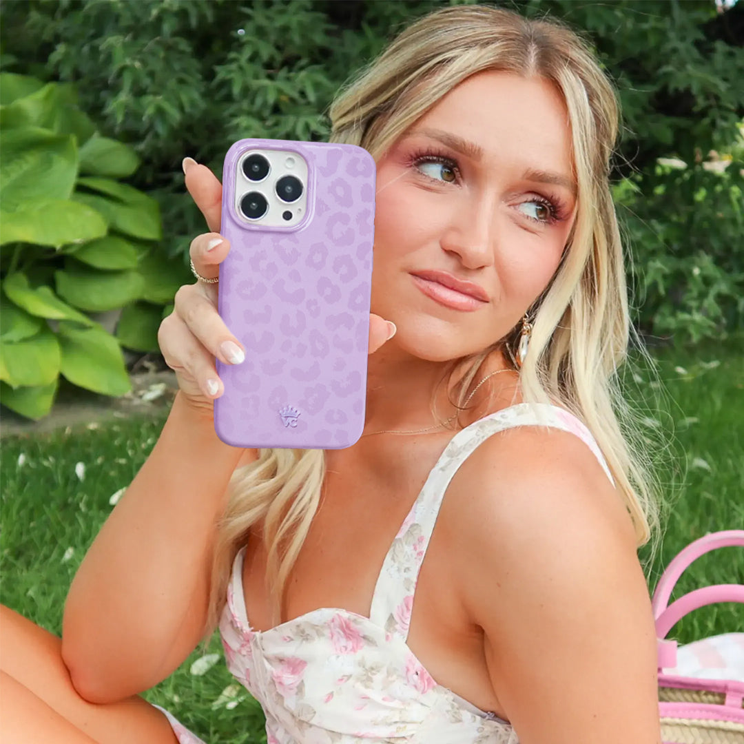 Lilac Leopard iPhone Case - Image 8